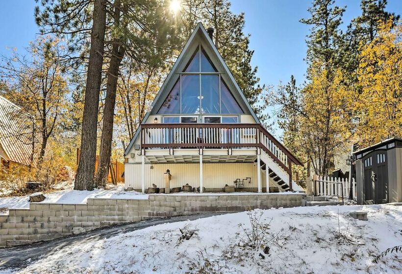 Cozy A Frame W/ Hot Tub Near Arrowbear Lake!