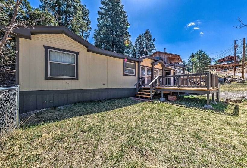 Cozy Cloudcroft Cabin W/ Deck & Gas Grill!