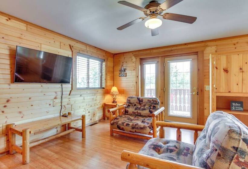 Cozy Three Bears Resort Cabin W/ Deck In Warrens!