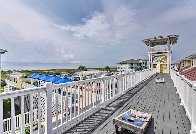Galveston Resort House Dazzling Bay Vistas!