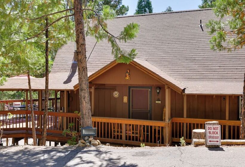 Furnished Deck: High Sierra Cabin In Twain Harte!