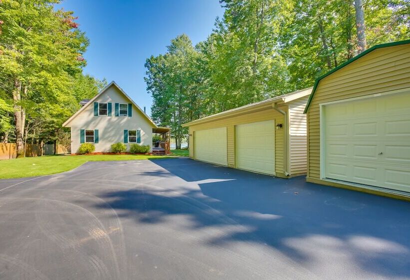 Interlochen Lakehouse W/ Deck, Fire Pit, & Dock!