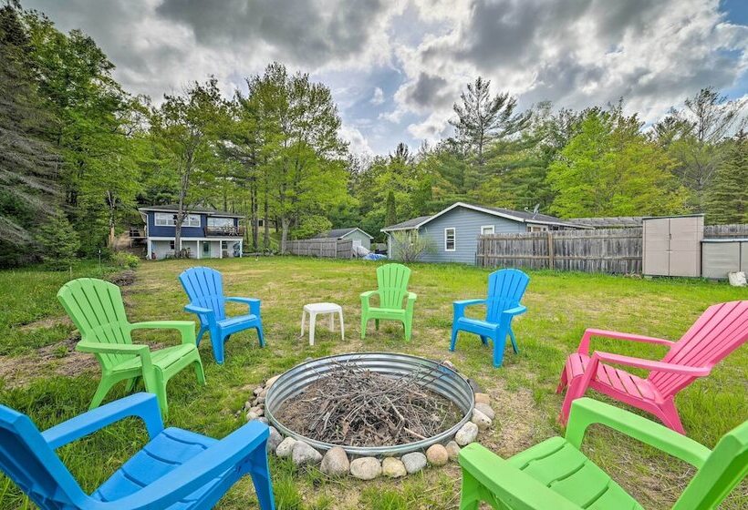 Lakefront Kalkaska Home Near Snowmobile Trails!