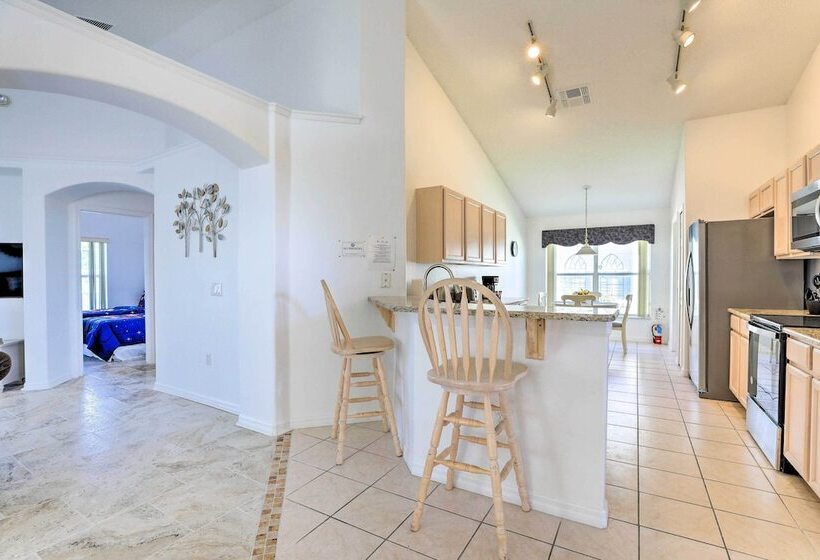 8 Mi To Disney World: Home W/ Lanai + Game Room!