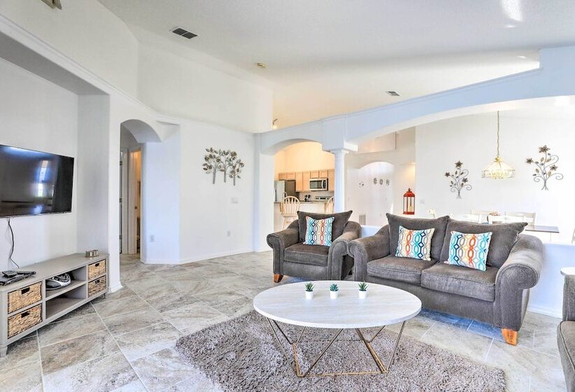 8 Mi To Disney World: Home W/ Lanai + Game Room!