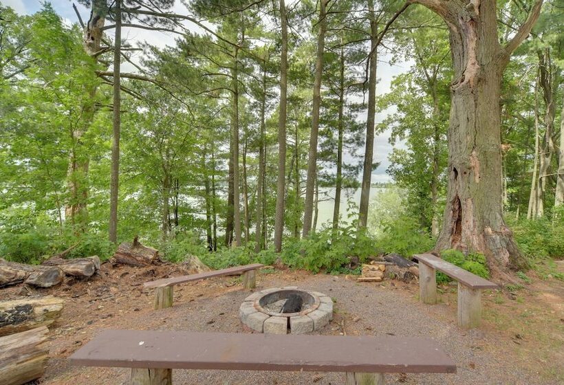 Lakefront Chetek Haven: Dock, Screened Gazebo