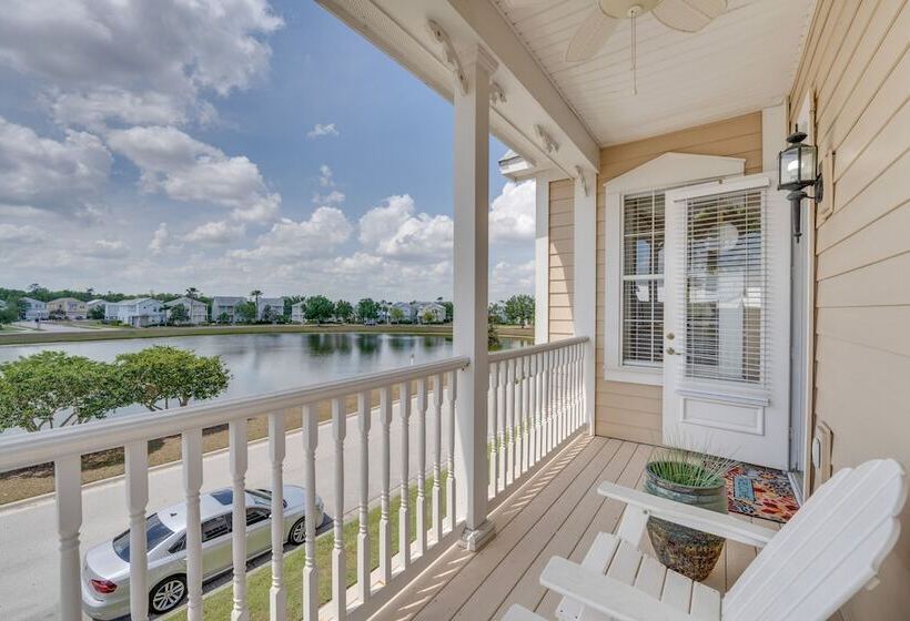 6 Mi To Disney: Lakefront Reunion Resort Home