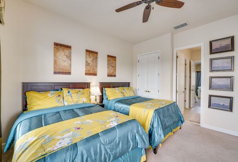 6 Mi To Disney: Lakefront Reunion Resort Home