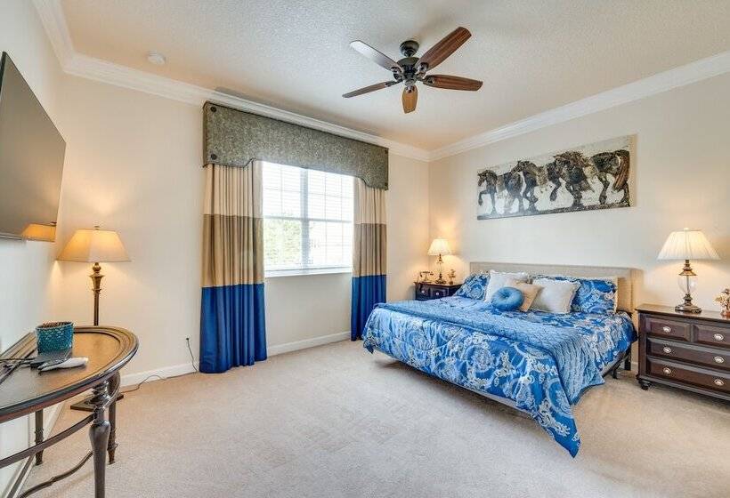 6 Mi To Disney: Lakefront Reunion Resort Home