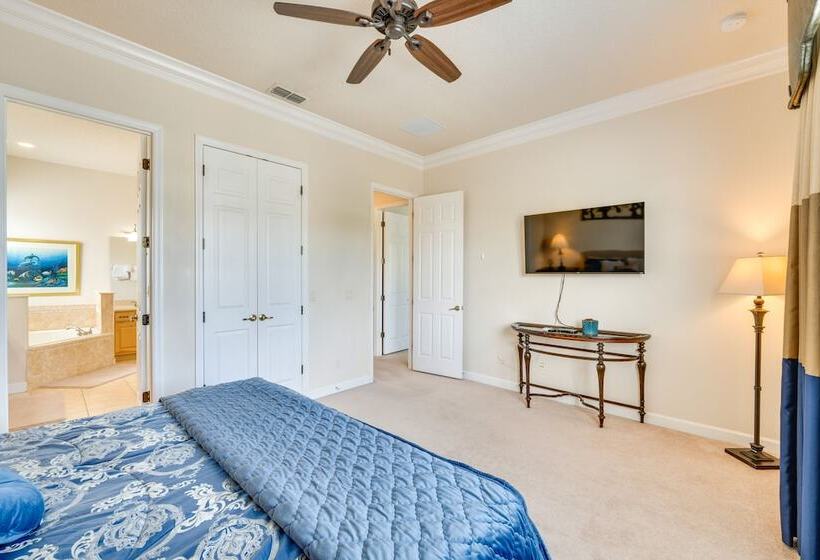 6 Mi To Disney: Lakefront Reunion Resort Home