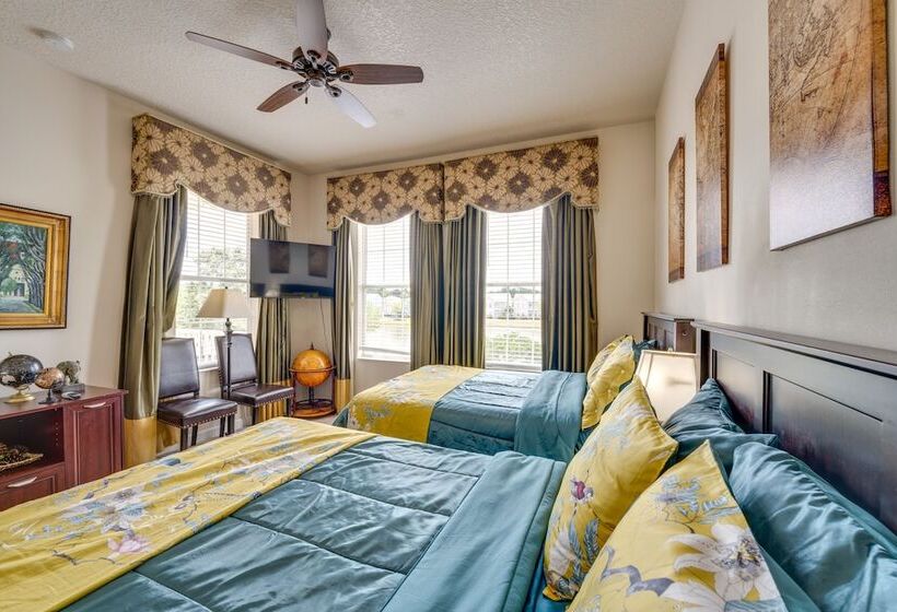 6 Mi To Disney: Lakefront Reunion Resort Home