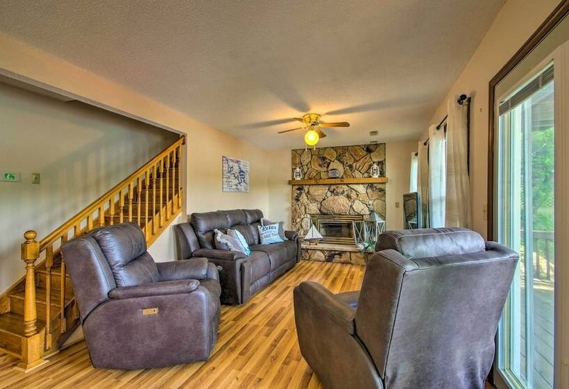 Lakefront Rocky Mount Retreat W/ Swim Dock!