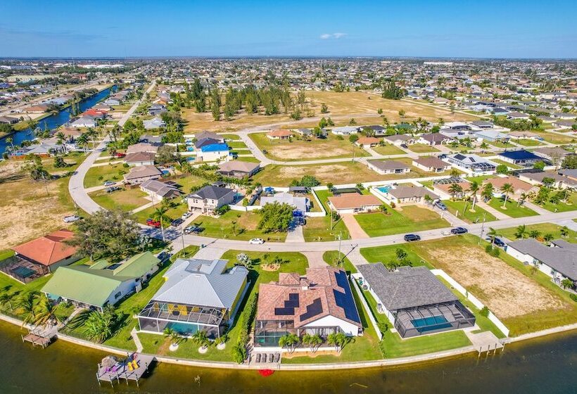 On Canal: Luxe Cape Coral Oasis W/ Pool & Lanai!