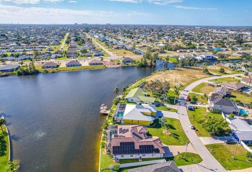 On Canal: Luxe Cape Coral Oasis W/ Pool & Lanai!