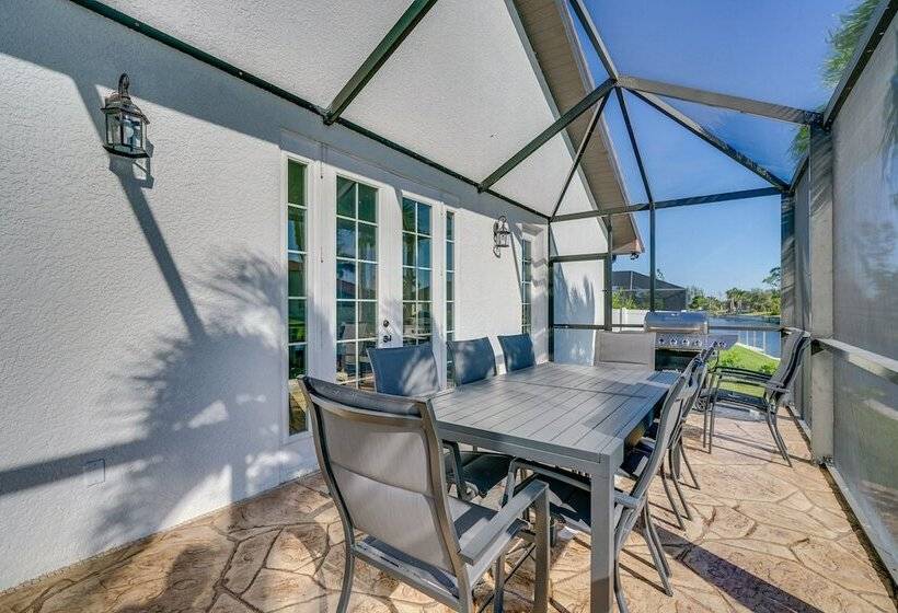 On Canal: Luxe Cape Coral Oasis W/ Pool & Lanai!