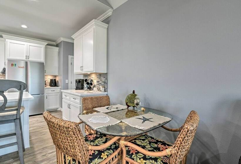 Ocean View + Wraparound Deck: Crystal Beach Home!