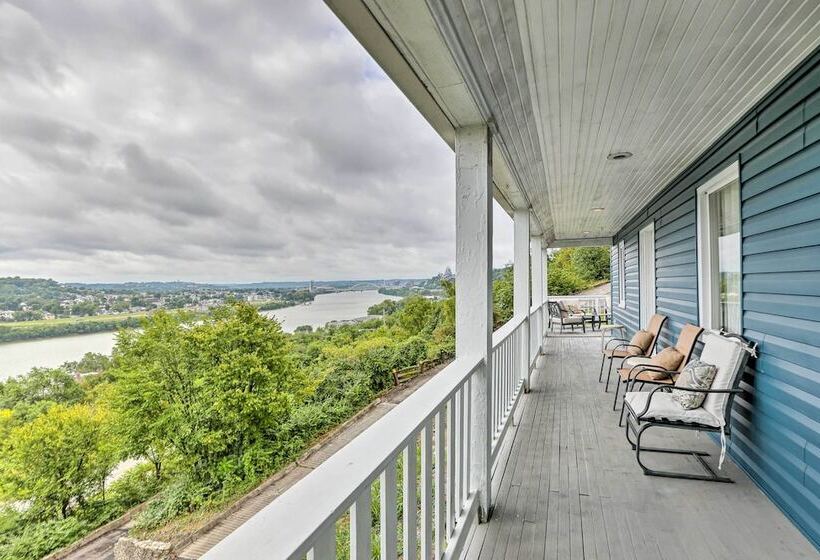 Queen City Home W/ Ohio River View   3 Mi To Dtwn!
