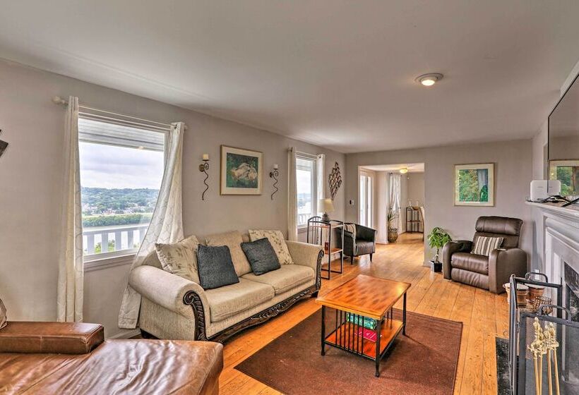 Queen City Home W/ Ohio River View   3 Mi To Dtwn!