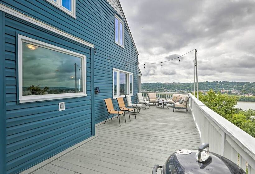 Queen City Home W/ Ohio River View   3 Mi To Dtwn!