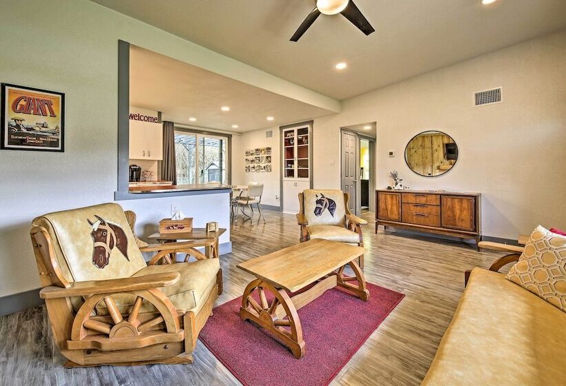 Remodeled Retro Home W/ Deck, Walk To Main Street!