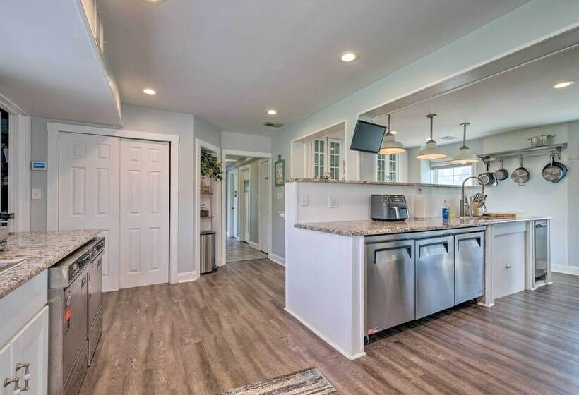 Renovated Waterfront Estate W/ Dock & Views!