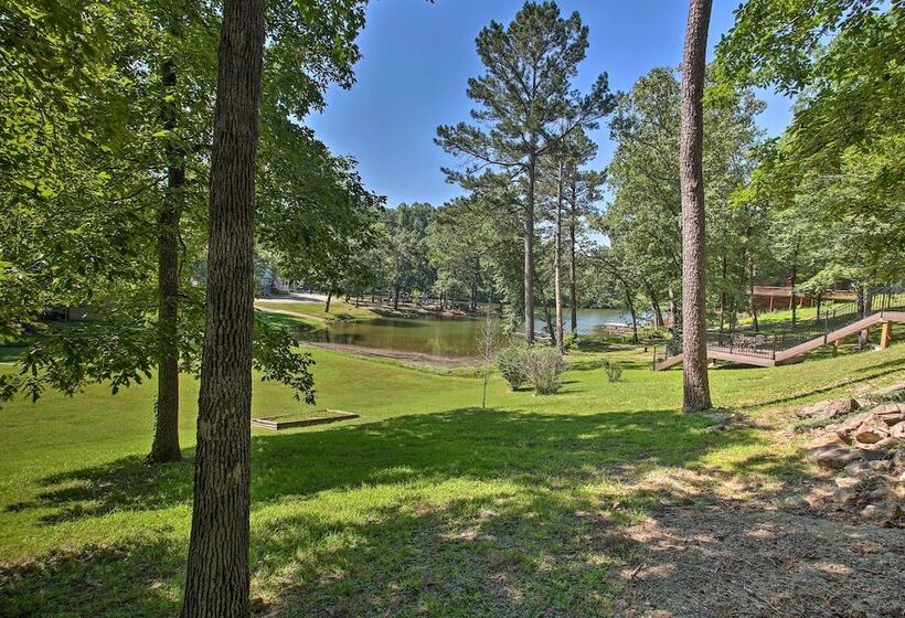 Lakefront Arkansas Home W/ Dock & Sunroom
