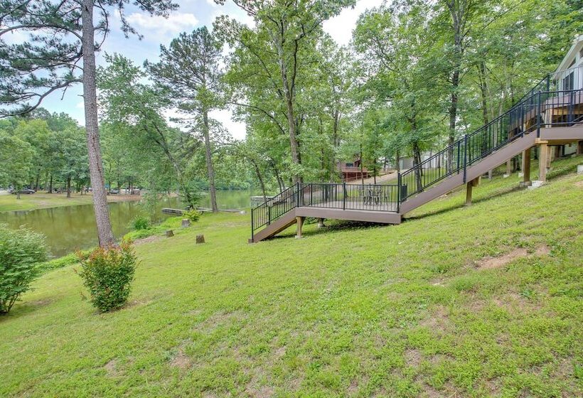Lakefront Arkansas Home W/ Dock & Sunroom