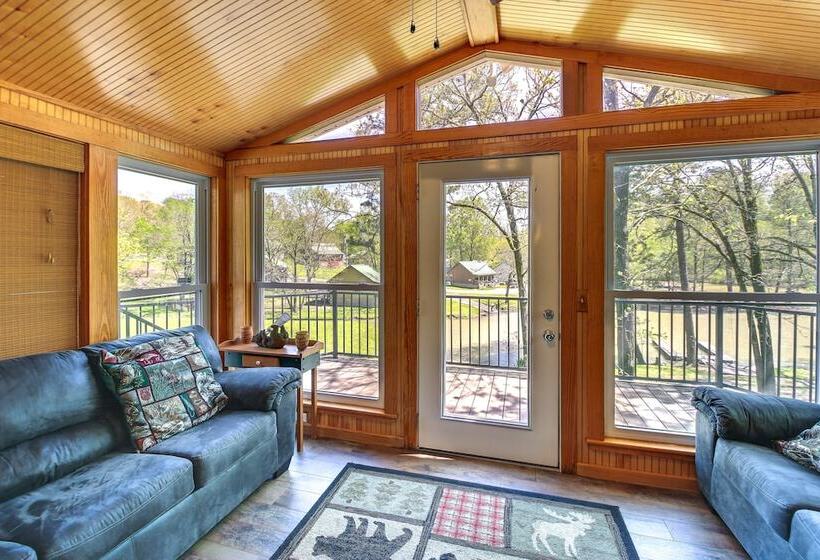 Lakefront Arkansas Home W/ Dock & Sunroom