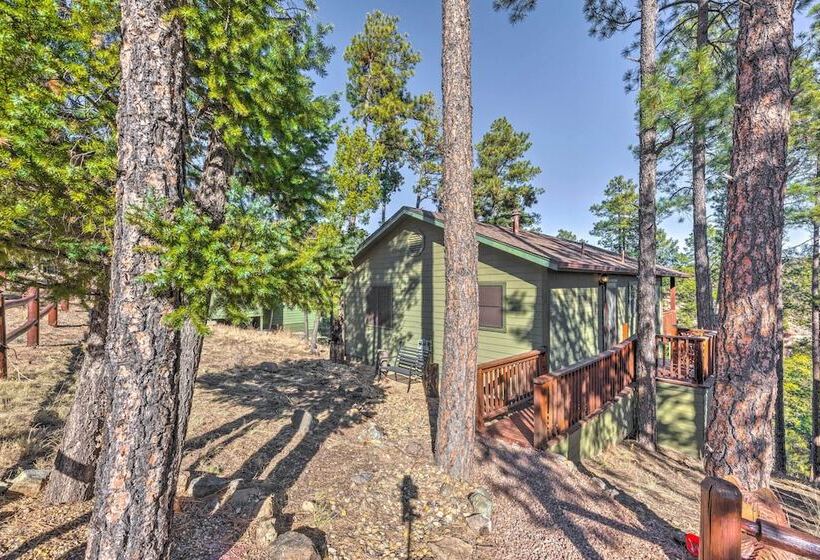 Ruidoso Cabin W/ Hot Tub & Mtn Views!