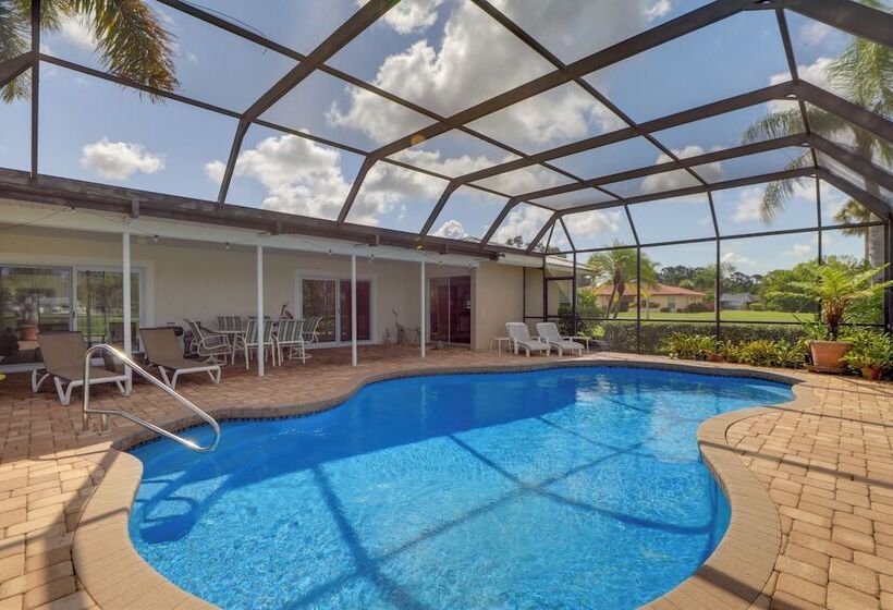 Pool, Lake & Sunset Views: Home In Sarasota