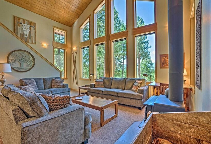 Private Leavenworth Cabin W/ Mtn Views & Fire Pit
