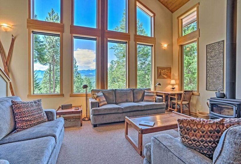 Private Leavenworth Cabin W/ Mtn Views & Fire Pit