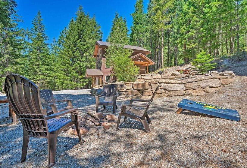 Private Leavenworth Cabin W/ Mtn Views & Fire Pit