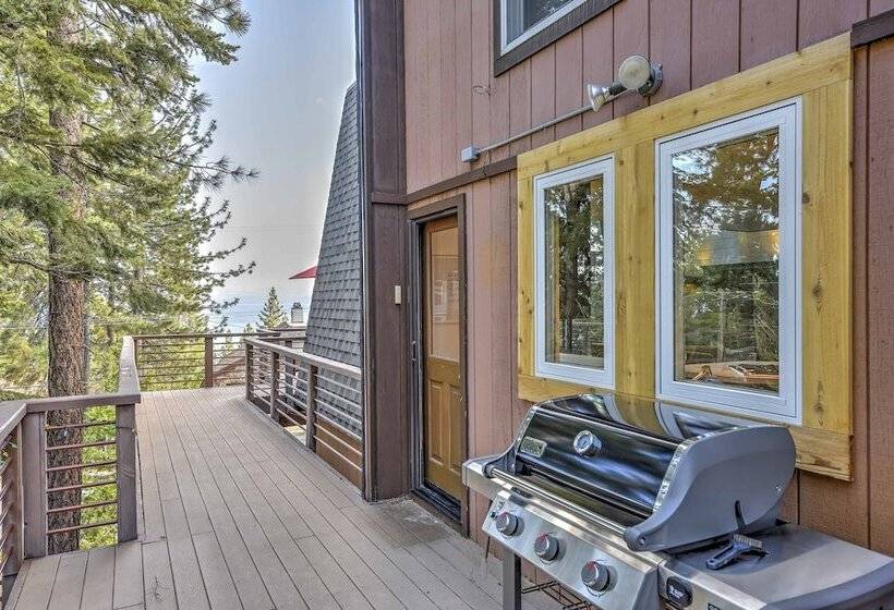 Tahoe City A Frame Home 10 Mi To Skiing!