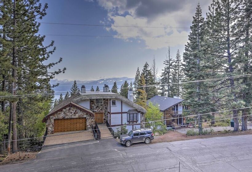 Tahoe City A Frame Home 10 Mi To Skiing!