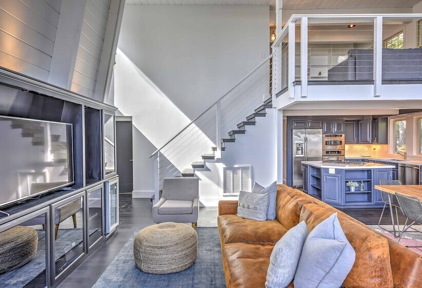 Tahoe City A Frame Home 10 Mi To Skiing!