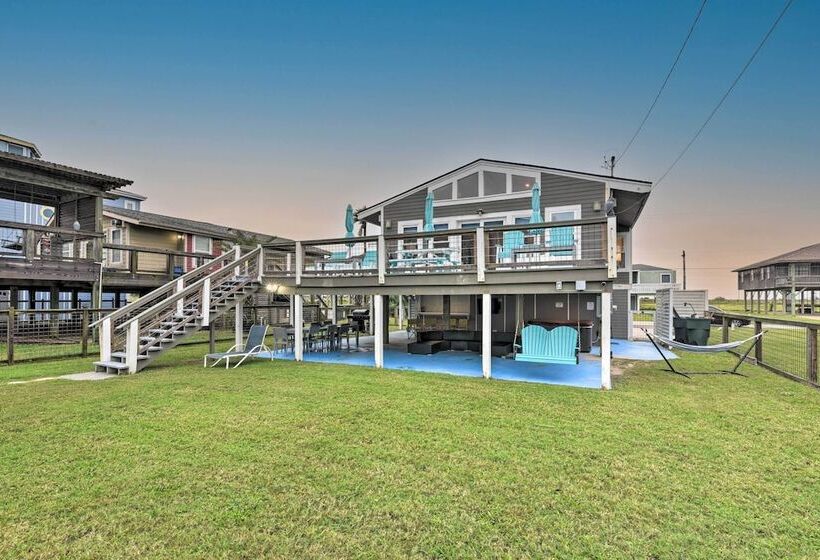 Updated Beach House W/ Private Beach + Hot Tub!
