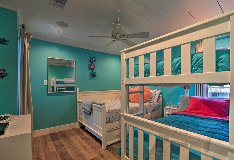 Updated Beach House W/ Private Beach + Hot Tub!