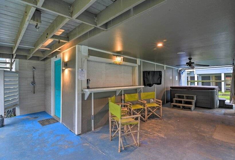 Updated Beach House W/ Private Beach + Hot Tub!