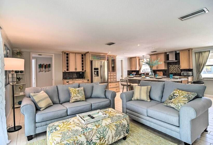 Waterfront Bradenton Home: Heated Pool & Fire Pit