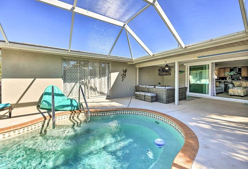 Waterfront Bradenton Home: Heated Pool & Fire Pit