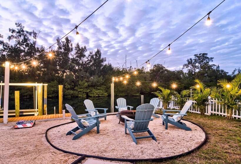 Waterfront Bradenton Home: Heated Pool & Fire Pit