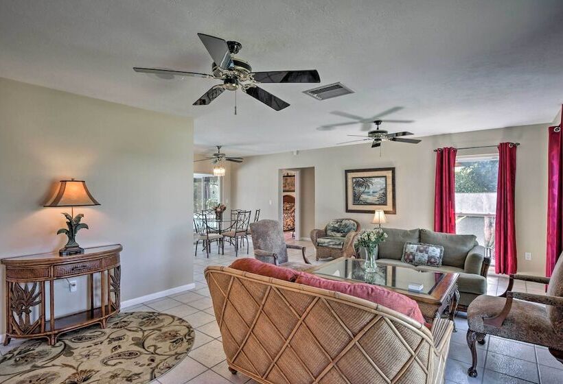 Waterfront Marco Island Home W/ Heated Pool & Dock