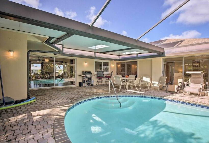 Waterfront Marco Island Home W/ Heated Pool & Dock