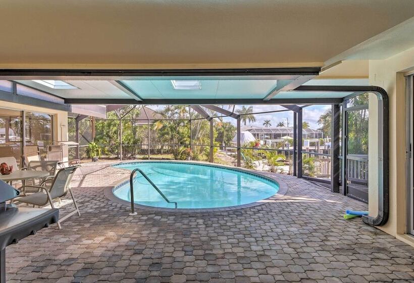 Waterfront Marco Island Home W/ Heated Pool & Dock