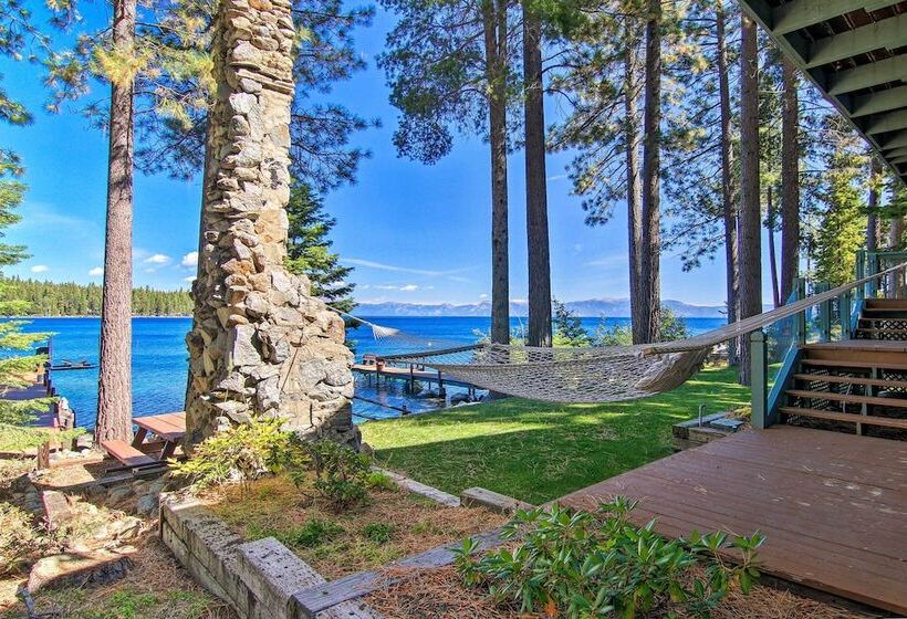 Waterfront Meeks Bay Home: Hot Tub, Walk To Trail