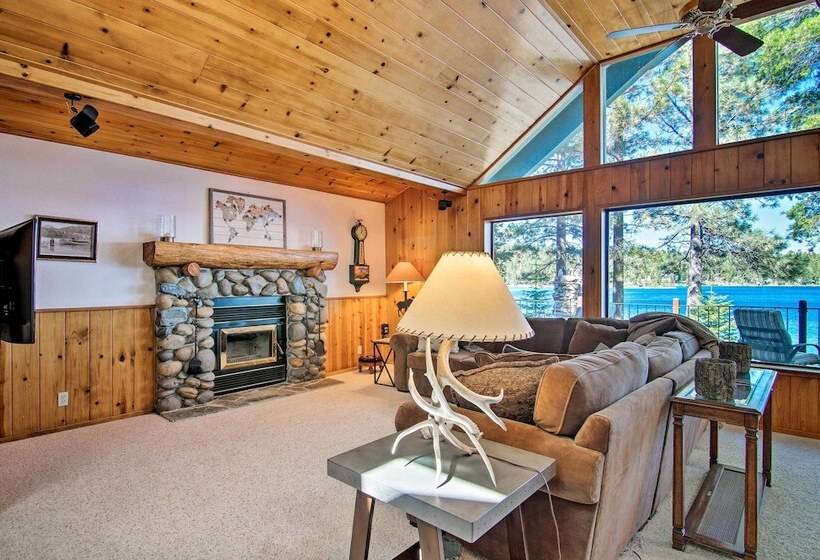 Waterfront Meeks Bay Home: Hot Tub, Walk To Trail