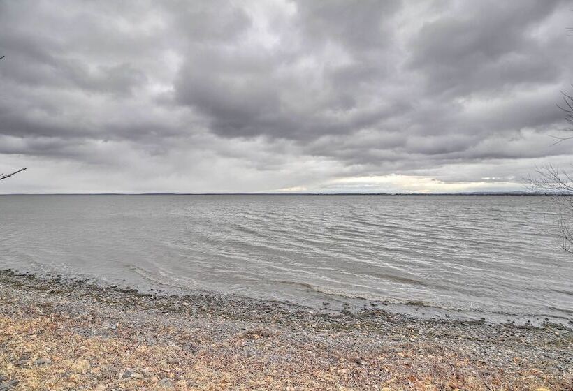 Waterfront Home W/ Dock & Beach On Lake Champlain!