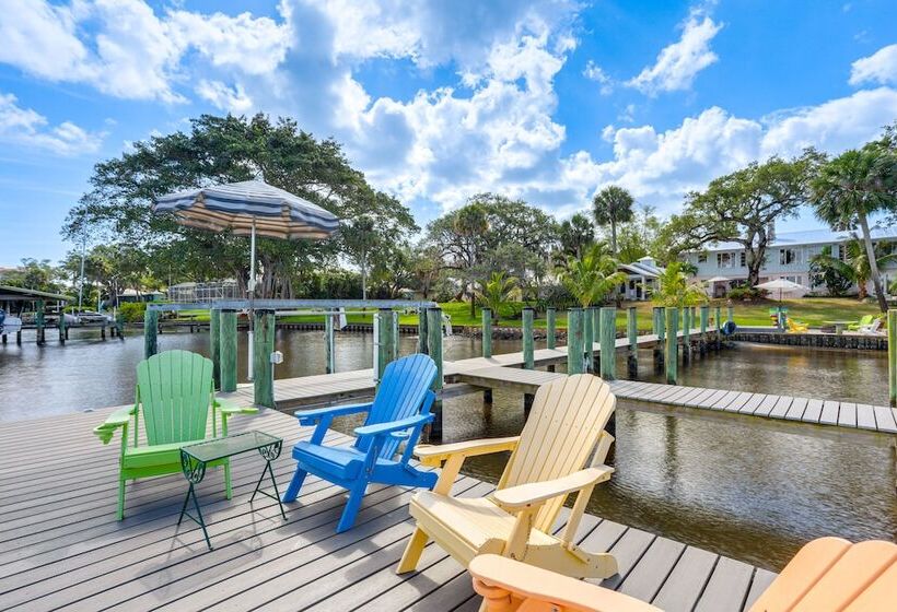 Waterfront Stuart Oasis W/ Hot Tub & Dock!