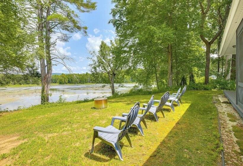 Skiing & Hiking: Water View Home In The Berkshires